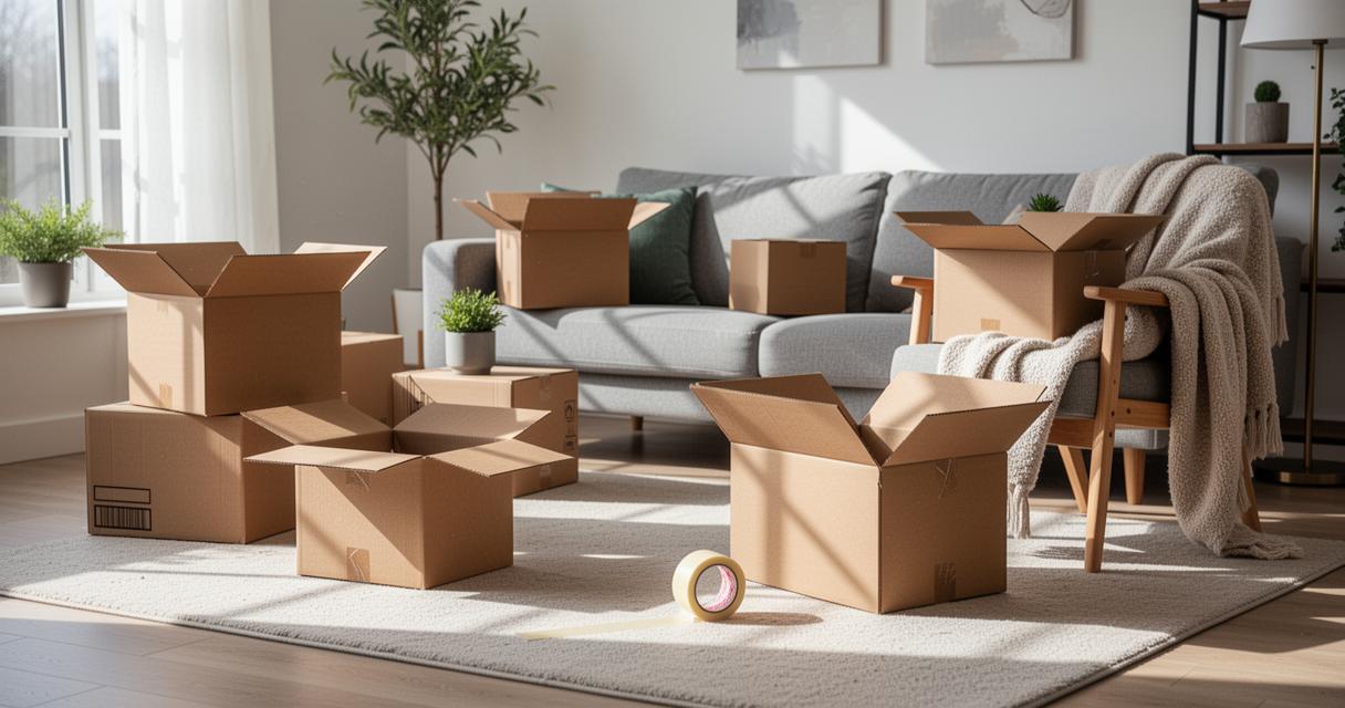 Le déménagement : quand commencer les cartons pour une organisation optimale ?